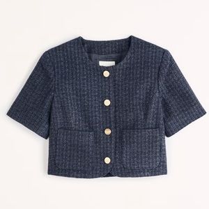 ABERCROMBIE NAVY TWEED MATCHING SET - BNWT